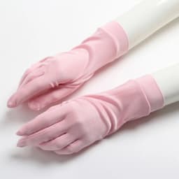 100% Natural Mulberry Silk Gloves Female Summer Thin UV Sunscreen Breathable Sleep Moisturizing Lace Flowers Driving Mittens M49
