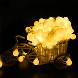 10M 100 Led Christmas Tree Garland String Xmas Decoration Outdoor Ball Curtain Navidad Curtain Fairy Holiday Lights EU Plug
