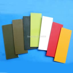 2Pieces G10 Handmade Material Fine Lines Multicolor Color Diy Knife Handle Material Glass Fibre Patch Material