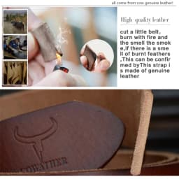COWATHER 2021 Top Cow genuine leather belts for men alloy buckle fashion style FULL GRAIN male belt