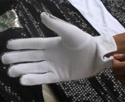 Impersonator Michael Jackson Costumes Stuff Silver Handmade Shining Glove