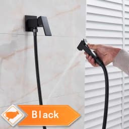 Rozin Black Bidet Faucets Wall Mounted Bathroom Shower Tap Bidet Toilet Sprayer Bidet toilet Washer Mixer Faucet