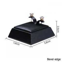 Jewelry Retail Store Black PU Ring Earring Stand Holder Bust Bangle Organzier Set Jewelry Pendant Necklace Chain Chokers Display