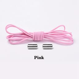 1Pair Elastic Shoelaces Round No Tie Shoe laces Sneakers Shoelace Kids Adult Rubber elastic Laces Lock One Size Fits All Shoes