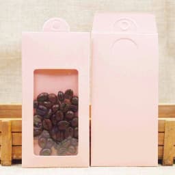50PCS Multi Color Paper Jewelry Package & Display Box Window Hanger Packing Box with Clear PVC Window for Necklace/Earring