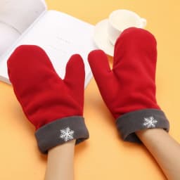 3pcs/set Couple Gloves Polar Fleece Lovers Winter Thicken Warm Glove 3 Color Sweethearts Christmas Gift Romantic Couples Mittens
