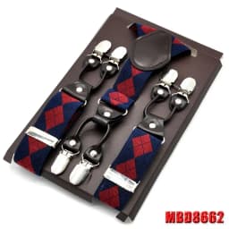 Man's Suspenders Casual Straps Y-Back Shape Men's Trousers Suspensorio Elastic Clips-On Ceinture Suspendue 3.5*120cm