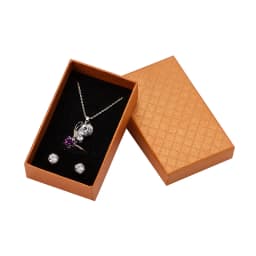 32pcs Jewelry Box 8x5CM Necklace Ring Box for Jewelry Multi Colors Jewelry Packaging Gift Boxes Earring Display Black Sponge