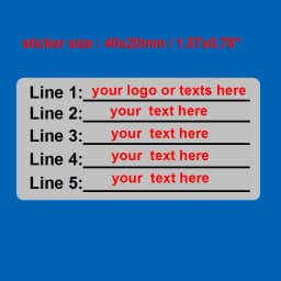 100pcs Customized Printed Tamper Proof Warranty Void Labels Stickers Seals Waterproof Support French Russian Spanish Languages