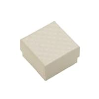 5*5*3cm Jewelry Display Box 48pcs Multi Colors Black Sponge Diamond Patternn Paper Ring /Earrings Box Packaging White Gift Box