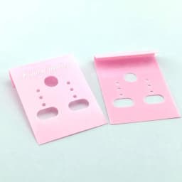 ZEROUP 50pcs Plastic Earring Ear Studs Hooks Packaging Display Tag Cards Supplies for Jewelry 29x38mm