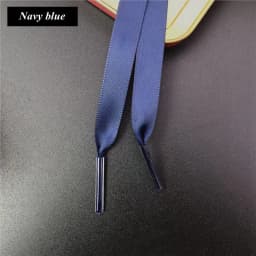 New 1Pair 1CM Width Satin Silk Ribbon Shoelaces 80/100/120/150CM Length Sneaker Sport Shoes Lace Adult Children's laces S2