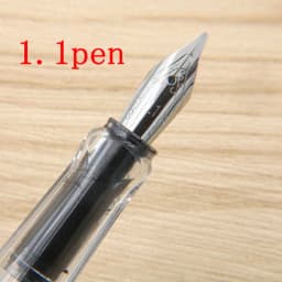 1pc Duckbill Gothic parallel Fountain Pen transparent white art Flat Tip School Student Office Gifts Stationery ink pens