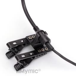 Adjust the Angle !! Lavalier Lapel Condenser Microphone Metal Double Clip 3 Pin Mic for AKG Wireless Transmitter 3Pin XLR TA3F