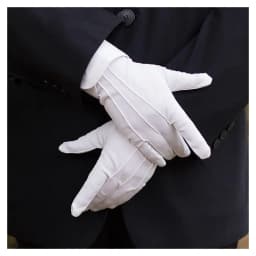 New White Formal Gloves Tactical Gloves Red Wine Bottle Tuxedo Honor Guard Parade Santa Men Inspection Winter Gloves 1Pair