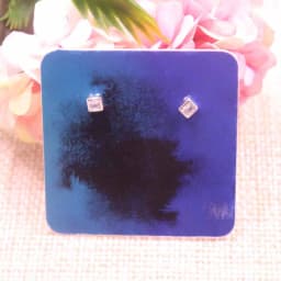 100pcs DIY Blank Stud/Drop Earring Packing Card White/Kraft/Black Cardboard Small Cute Earring Products Package Card 5*5cm