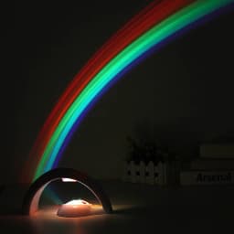 1 Piece Novelty LED Colorful Rainbow Night Light Romantic Sky Rainbow Projector Lamp Luminaria Room Decoration Birthday Gift