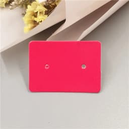 50pcs/lot 3.5x2.5cm Multi color Paper Cute Stud Earring Hang Tag Card Jewelry Display Packing Card Custom Logo Cost Extra