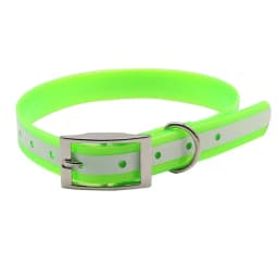 High Quality Pet Dog Collar TPU+Nylon Night Glowing Reflective Safety Collars Deodorant Waterproof Collar Pet Supplies