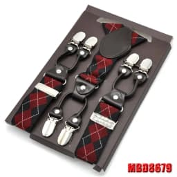 Man's Suspenders Casual Straps Y-Back Shape Men's Trousers Suspensorio Elastic Clips-On Ceinture Suspendue 3.5*120cm