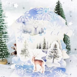 Misty Forest Animals Mini Paper Sticker Decoration Diy Ablum Diary Scrapbooking Label Sticker Kawaii Stationery