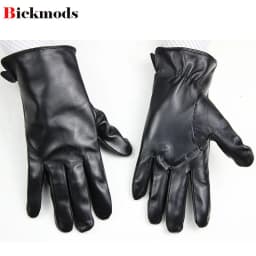 Men's Sheepskin Leather Gloves Single Layer Unlined Thin for Spring Autumn Outdoor Motorcycle Riding Driver