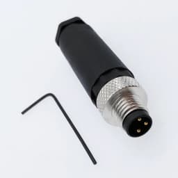 M8 Sensor Connector Waterproof Male&Female Plug Straight Angle Screw Threaded Coupling 3Pin 4Pin
