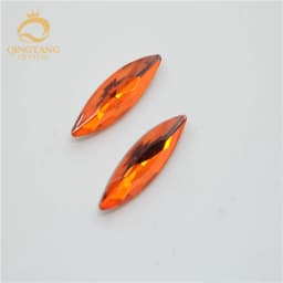 Navette Glass Crystal Pointback Color Rhinestone Strass Stones Clothing Crafts Jewelry Making 10mmX35mm 10mmx48mm 30pcs
