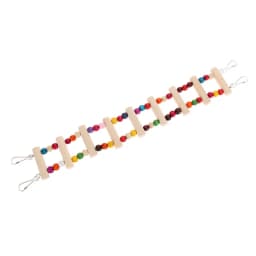 Parrot Wood Ladder Climb Cableway Bird Bites Harness Rope Accessory for Parakeet Budgie Hamster Cage Toys Home Use