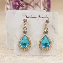 100pcs DIY Blank Stud/Drop Earring Packing Card White/Kraft/Black Cardboard Small Cute Earring Products Package Card 5*5cm