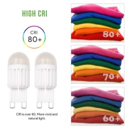 10pcs Super Bright G9 LED Lamp 220V 3.5W COB Ceramic Bulb for Chandelier Lighting Ceiling Lights Replace 25W Halogen Light
