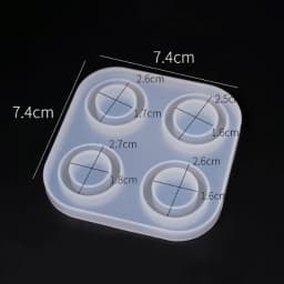 1pc Silicon Mold Epoxy Resin Beads Making Necklace Pendant Craft Tool DIY Handmade Jewellery Tools Accessories Crystal Ball
