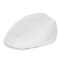 BOTVELA Linen Flat Cap for Men Women Herringbone Linen Newsboy Cap Lightweight Driver Ivy Hat Bakerboy Hat Summer Boina for Male