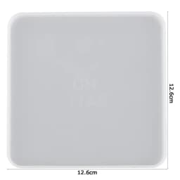 Round Square Rectangle Shape Coaster Base Silicone Mold Resin Molds Epoxy UV DIY Resin Craft Home Decoration Handmade Tools