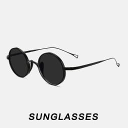 Vintage Titanium Glasses Frame Men Korean Round Optical Myopia Prescription Eyeglasses Frame Women Luxury Brand Small Eyewear