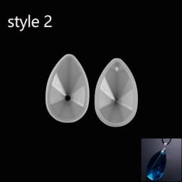 1pcs Silicon Casting Mold For UV Resin Necklace Pendant Epoxy Resin For DIY Jewelry Finding Making Tools Supplies Accessories