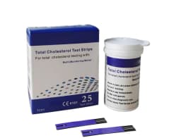 4 In1 Multi-Function Cholesterol Meter Uric Acid&Hemoglobin Blood Glucose Test Strips Kit for Diabetes Gout Device with Lancets