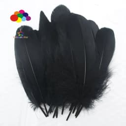 100PCS Soft Goose Feathers 5-7 Inch/13-18cm For Wedding Party Decoration Carnival Diy Facinator
