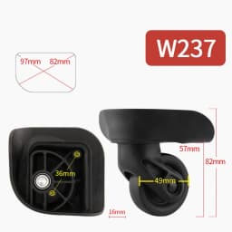 Luggage Wheel Replacement Wheels Suitcase Accessories Universal Casters Rolling Luggage Suitcase Wheeled Accessories Bags Caster
