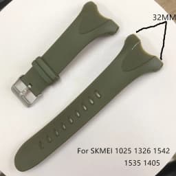 Adjustable Replacement Watch Strap Band Silicone Rubber Plastic Watchbands For SKMEI 1251 1025 1155 Sports Watches Accessories