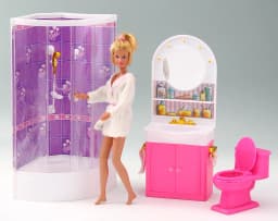 for 30cm doll kitchen dollhouse Furniture kitchen table refrigerator set girl toy for 30cm accessories house