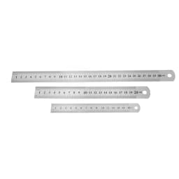 1pcs/lot 15 20 30cm Double Sided Stainless Steel Metal Measuring Scale Ruler Jewelry Sets Tool Supplies