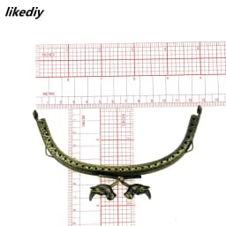 10 Pcs/Lot  Arc Or Semicircle Or Square Bird Bead Antique Bronze Metal Purse Frame Kiss Clasp DIY Bag Accessory