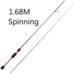 Skmially Spinning rod carbon ul 1.8m 1.68m0.8-5g ultralight casting fishing rod fishing accessories vara de pesca