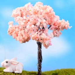 Mini Tree Fairy Garden Miniatures Micro Landscape Resin Crafts Bonsai Figurine Garden Terrarium Accessories Supply