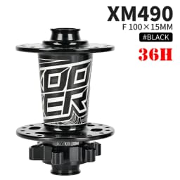 KOOZER XM490 Front Hub NBK 2 Bearing Cube Bushings 100x9MM 100x15MM 28/32/36 Holes Black Red