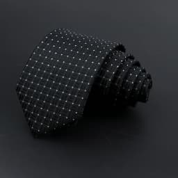 Fashion Stripe Neckties Classic Men's Solid Tie Polka Dots Wedding Business Tie Jacquard Woven Neck Ties Shirt Accessories Gift
