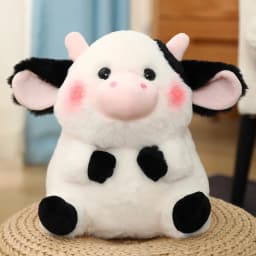 18-40cm Ball Shape Animals Stuffed Cartoon Bunny Pink Pig Monkey Elephant Penguin Hug Cuddly Plushies Toys Ferry Plush Soft Doll