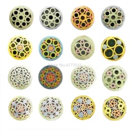 6mm Mosaic Pin Rivets for Knife Handle Screw Brass Mosaics Rivets Nail Steel Tube More Design Exquisite Style Length 90mm