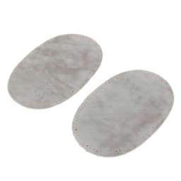 4pcs Oval Suede Cowhide Elbow Knee Velvet Patch Iron On Patches for Sweater Repair Clothing Bag Jeans Garment Sewing Accessories